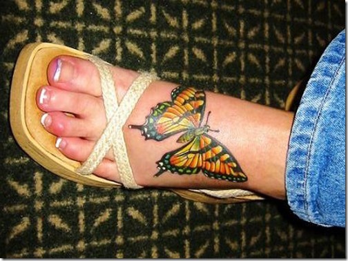 Sizzling Butterfly Tattoo Designs for Ladies