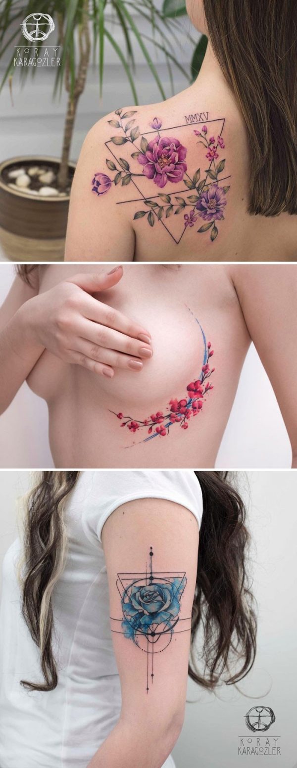 Tattoos for ladies in shade, designs and tendencies