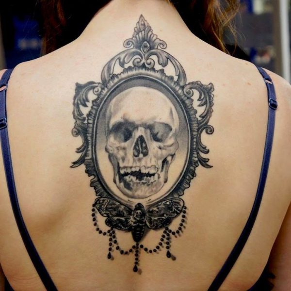 Wonderful Mexican cranium tattoos