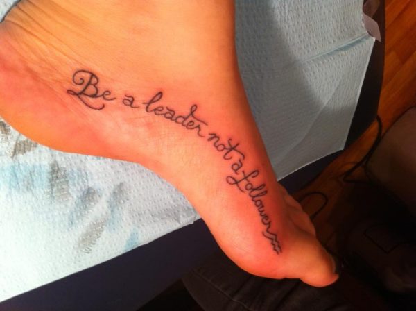 Tattoos for ladies within the foot [Creative and original designs]