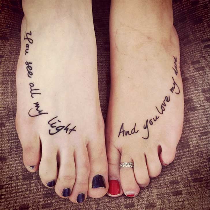 Tattoos for ladies within the foot [Creative and original designs]