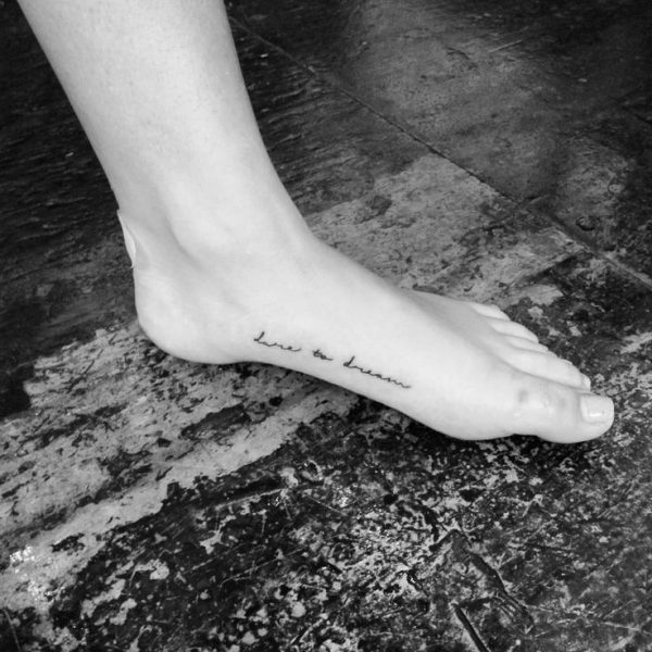 Tattoos for ladies within the foot [Creative and original designs]