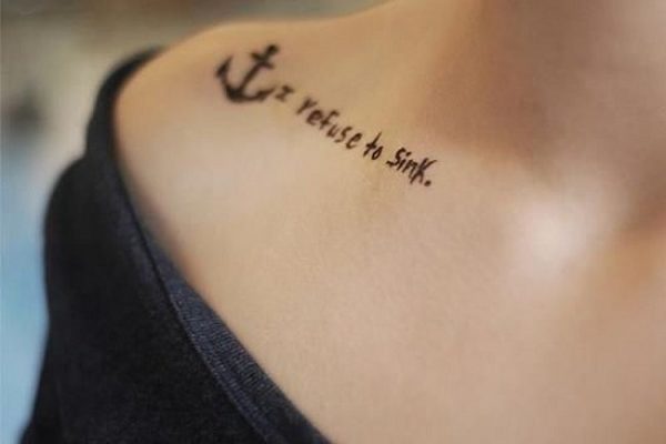 Small and delicate shoulder tattoos for girls