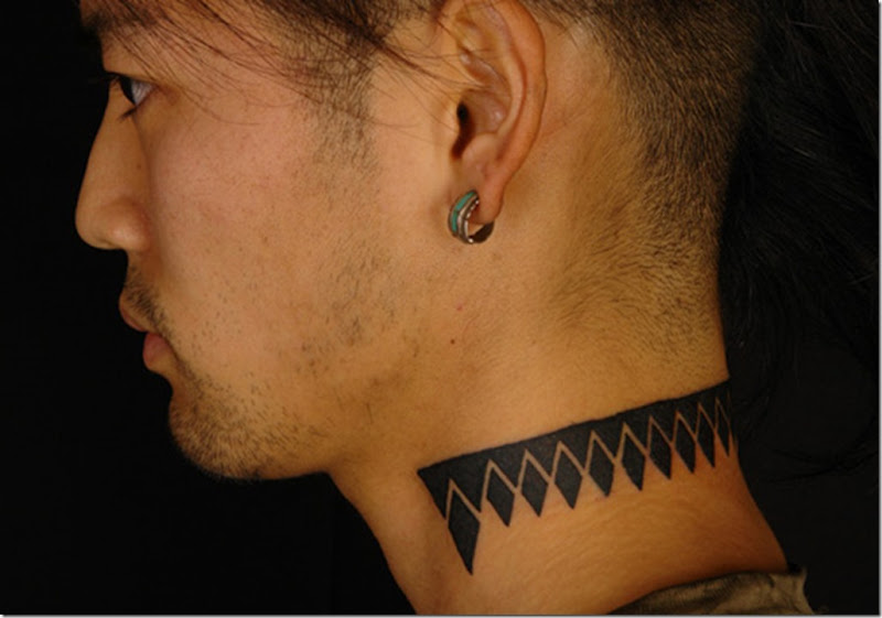 Spectacular Neck Tattoo Designs