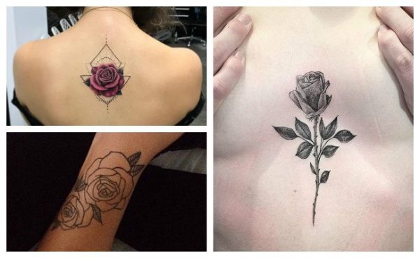 99 Roses tattoos designs for ladies