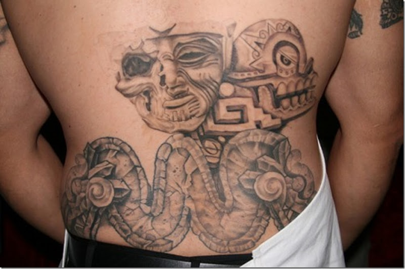 Distinctive Aztec Tattoos For Males