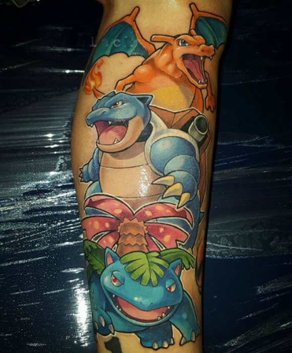 18 concepts for Pokemon tattoos and their associates