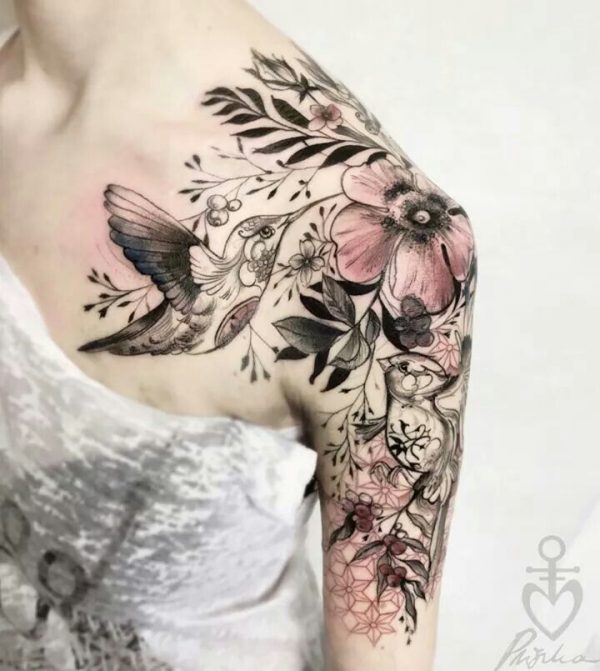 Tattoos for ladies in shade, designs and tendencies