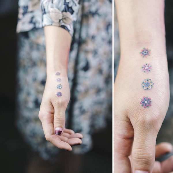 110 Mandalas Tattoos for girls