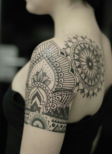 110 Mandalas Tattoos for girls