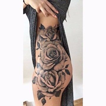 99 Roses tattoos designs for ladies