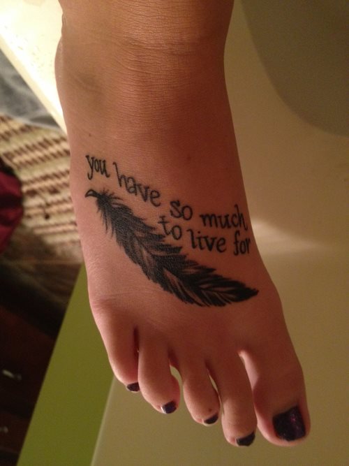 Tattoos for ladies within the foot [Creative and original designs]