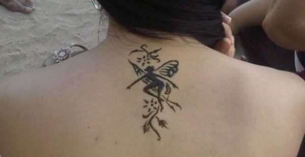 108 Tattoos of owls and fairies for girls