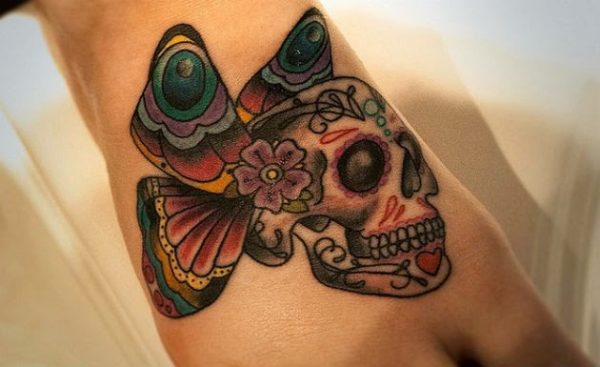 Wonderful Mexican cranium tattoos