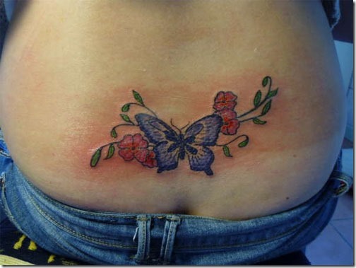 Sizzling Butterfly Tattoo Designs for Ladies