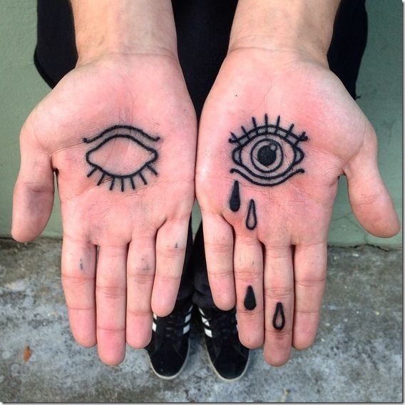 Spectacular Palm Tattoo Designs