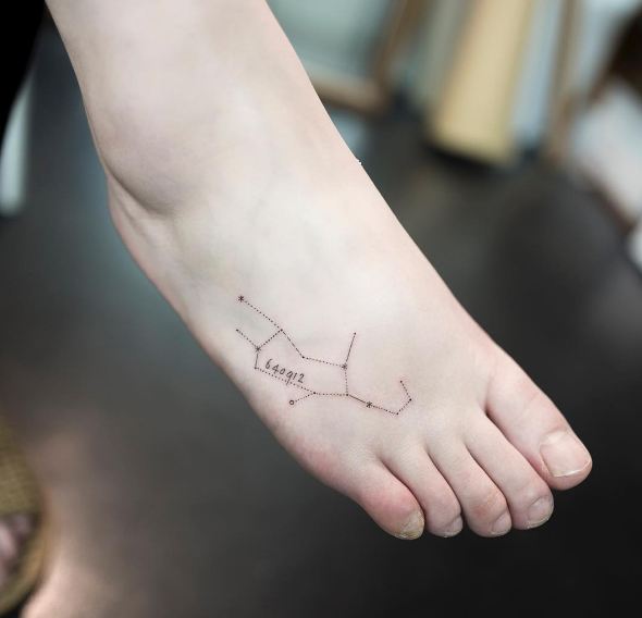 Tattoos for ladies within the foot [Creative and original designs]