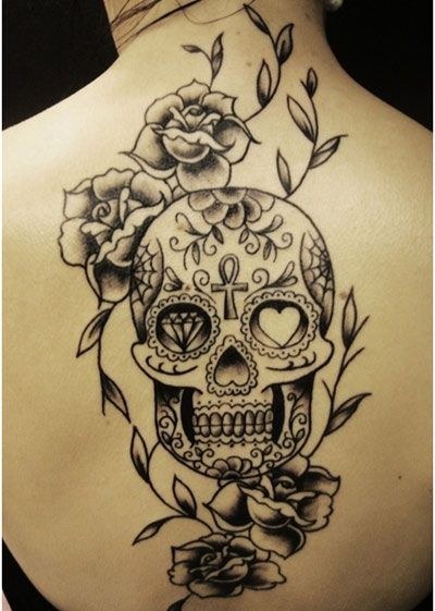 Wonderful Mexican cranium tattoos