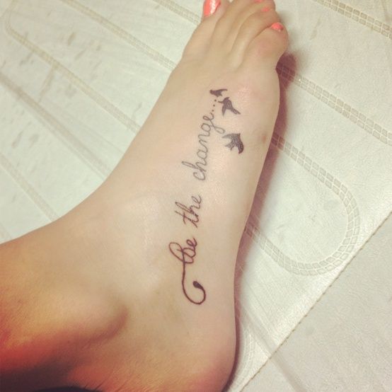 Tattoos for ladies within the foot [Creative and original designs]