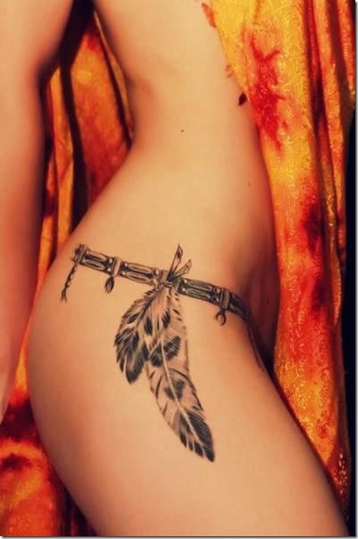 Seductive Hip Tattoos For Ladies