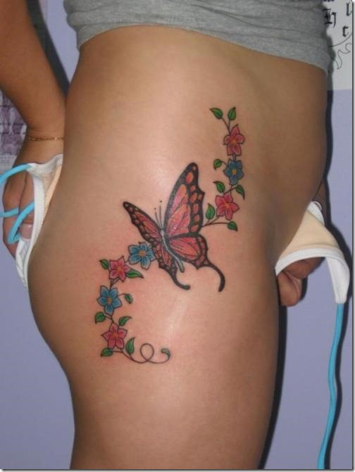 Sizzling Butterfly Tattoo Designs for Ladies