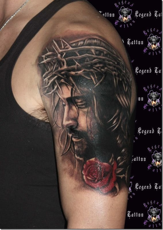 Venerate Jesus Christ Tattoo Designs