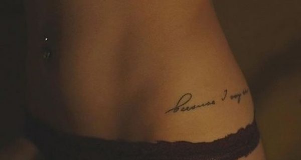 115 Small tattoos with letters and symbols for girls