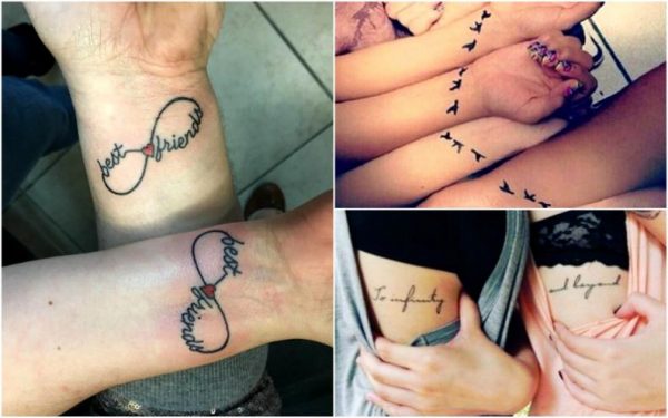 +100 Tattoos for greatest pals with nice designs