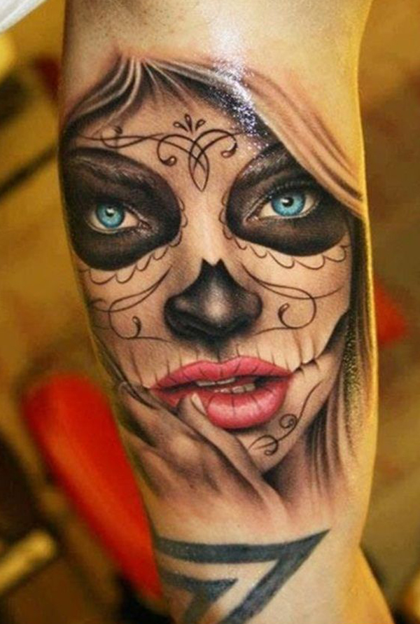 Wonderful Mexican cranium tattoos