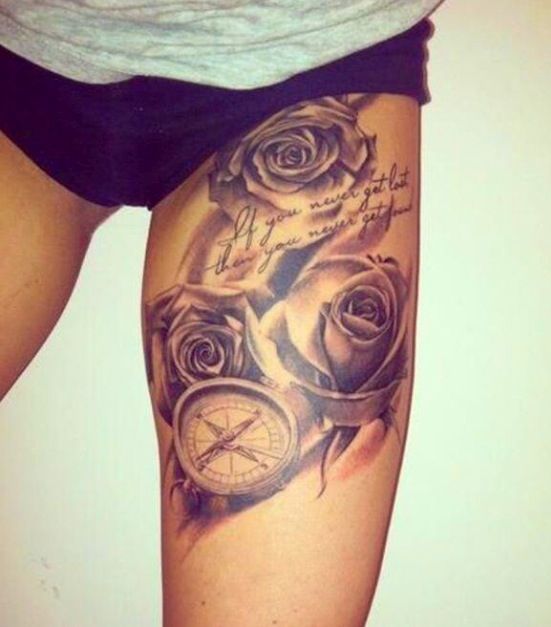 99 Roses tattoos designs for ladies