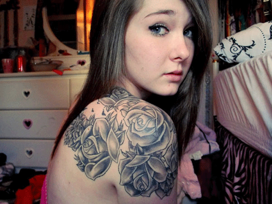 99 Roses tattoos designs for ladies