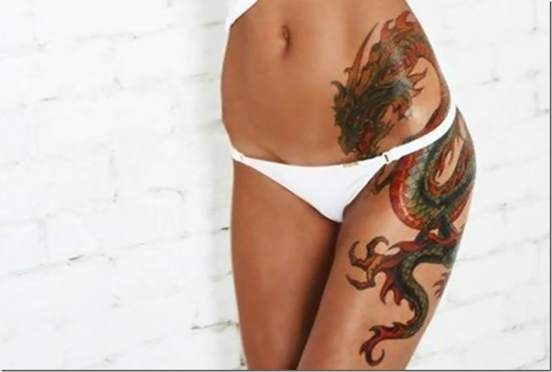 Seductive Hip Tattoos For Ladies