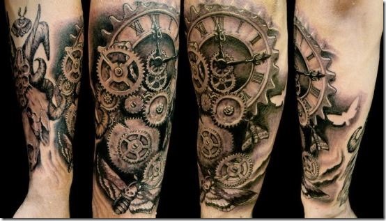 Extra Cool Steampunk Tattoo Designs