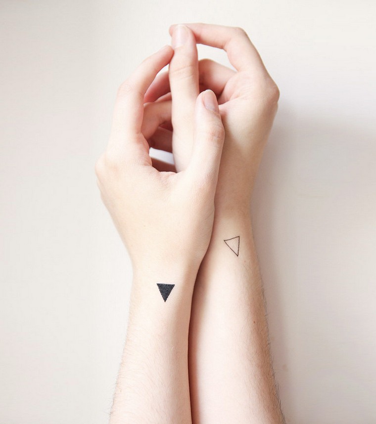 Geometric tattoo: 30 new tattoo concepts triangle, circle, square, rectangle ...