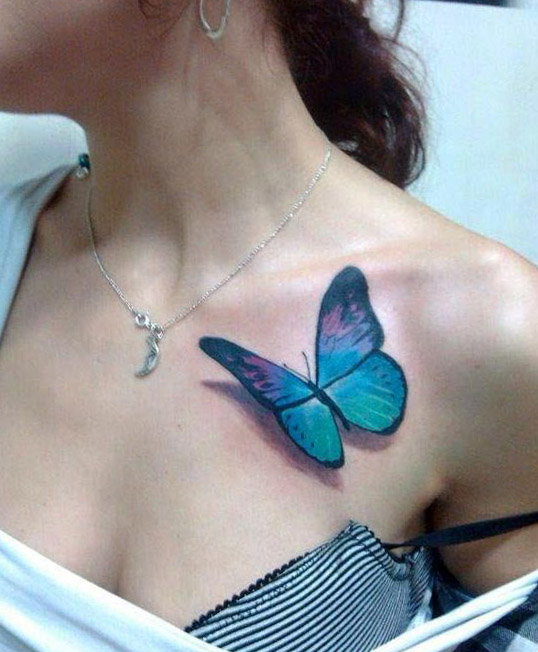 Small and delicate shoulder tattoos for girls