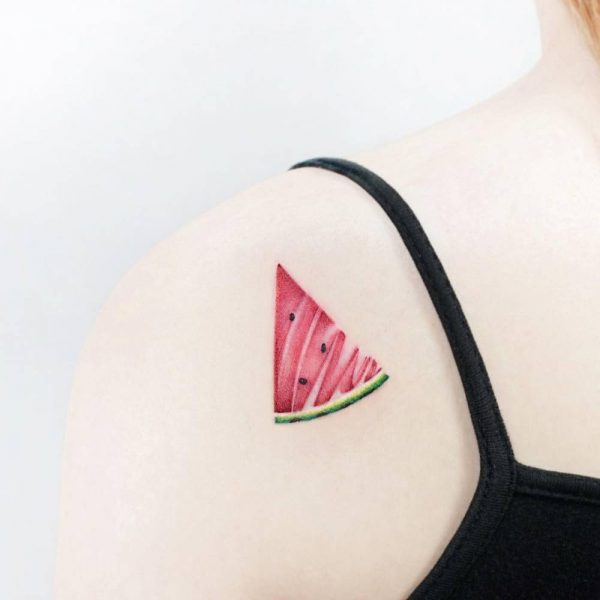 Small and delicate shoulder tattoos for girls