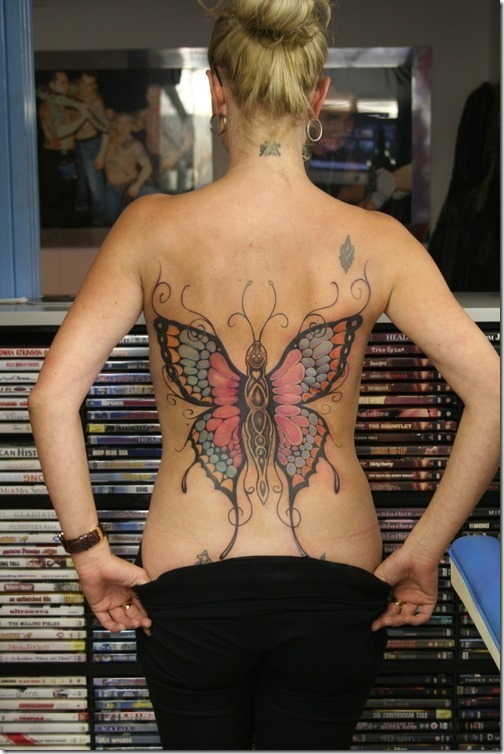 Sizzling Butterfly Tattoo Designs for Ladies