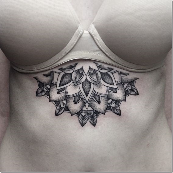 Feminine Tummy Tattoos For Ladies