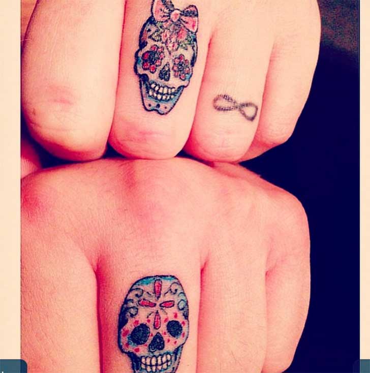 Wonderful Mexican cranium tattoos