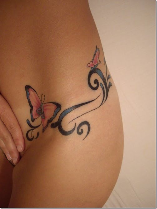 Seductive Hip Tattoos For Ladies