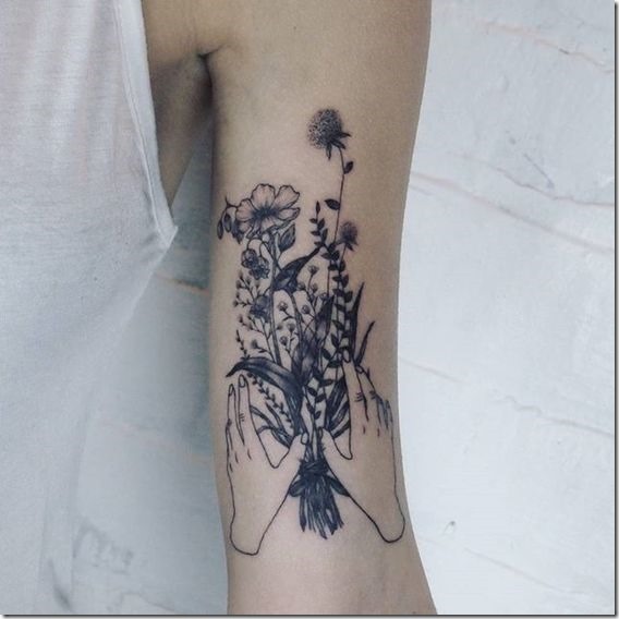 Splendid Bouquet Of Flowers Tattoo Designs Nexttattoos