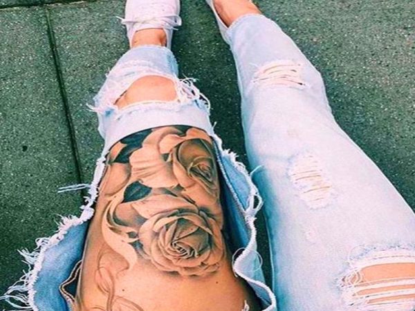 99 Roses tattoos designs for ladies