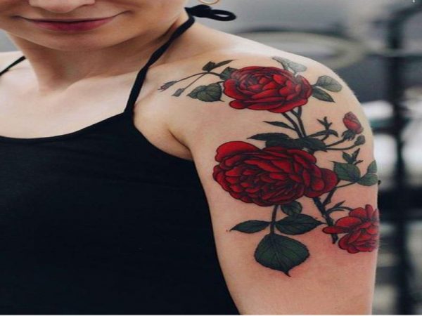 99 Roses tattoos designs for ladies