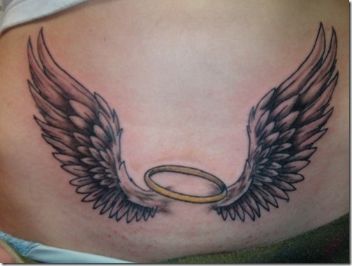 Inventive Angel Wing Tattoos