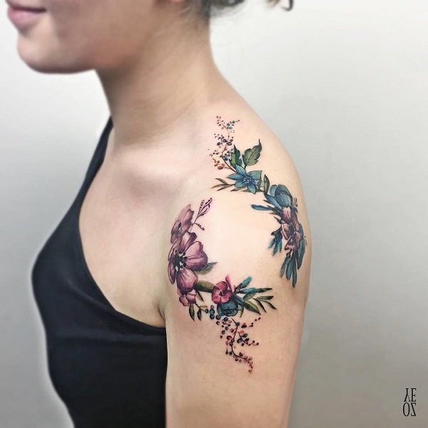 Tattoos for ladies in shade, designs and tendencies