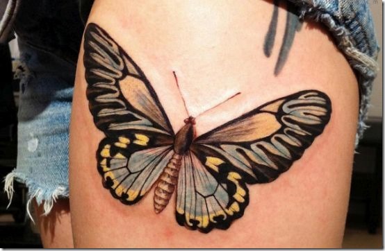 Sizzling Butterfly Tattoo Designs for Ladies