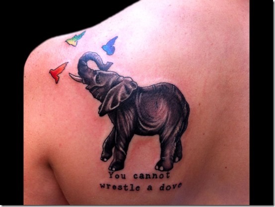 Inventive Elephant Tattoo Designs For Males And Girls