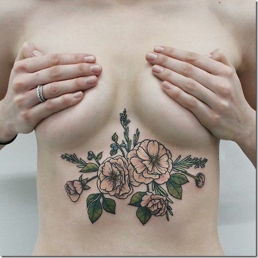 Putting Sternum Tattoo Designs For Ladies