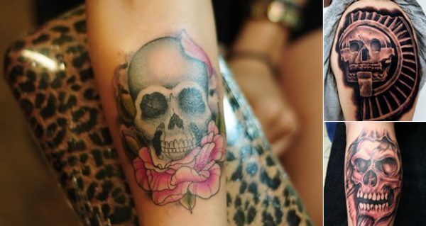 Wonderful Mexican cranium tattoos