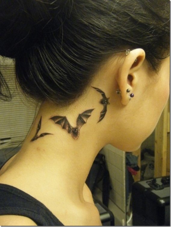 Spectacular Neck Tattoo Designs